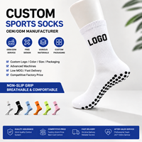 Chaussettes antidérapantes personnalisées pour enfants, collection hiver, fabrication OEM, faible MOQ, pour football et soccer