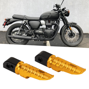 Repose-pieds arrière de moto en alliage d'aluminium CNC, remplacement pour <span class=keywords><strong>Street</strong></span> <span class=keywords><strong>Scrambler</strong></span> <span class=keywords><strong>900</strong></span> 2016-2021, doré - Product Image 6