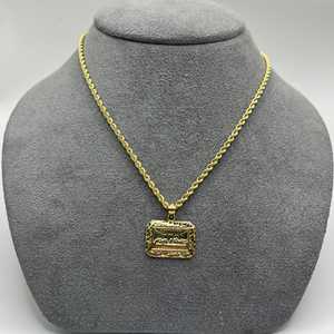 14K 금도금 구리 너겟 최후의 만찬 펜던트 목걸이 |   기독교 종교 장신구 참 - Product Image 4