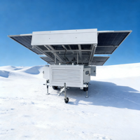 Mobile Photovoltaik-Stromversorgung für den Außenbereich - Anhängbare Solar-PV-Energiespeicher- und Stromerzeugungsanlage
