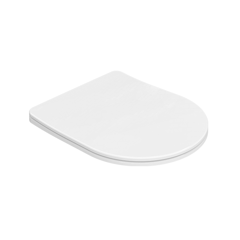 Новый дизайн, белая удлиненная легко очищаемая крышка унитаза Duroplast, эргономичная крышка унитаза