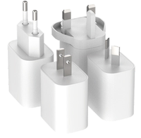 Cargador PD Tipo C, Adaptador de Corriente Móvil para Accesorios de Teléfono, Enchufe de Pared, Certificación RoHS, ETL, FCC, CE, Fábrica OEM ODM