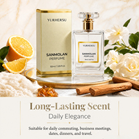 SANMOLAN Eau de Parfum Unisexe Classique Intemporelle Parfum Élégant Longue Durée Polyvalent pour Rendez-vous et Soirées pour Hommes et Femmes