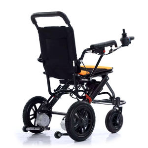 Sedia a rotelle elettrica con motore telecomando pieghevole, - Product Image 3