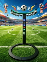 Nouvelle Machine de Défi de Réaction Thème Football : Jeu de Vitesse des Mains avec Ballon ou Autocollant