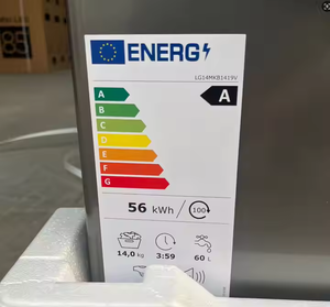 Laveuse/sécheuse à chargement frontal entièrement automatique de haute qualité 14kg Contrôle intelligent de l'écran tactile en acier inoxydable à économie d'énergie électrique - Product Image 4