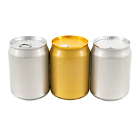 Canettes en aluminium élégantes de 190-500 ml avec logo personnalisé, pour boissons gazeuses, bières, boissons, avec couvercle facile à ouvrir, pour les fêtes