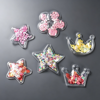 Étiquettes gonflables personnalisées en PVC - Forme irrégulière, logo imprimé à paillettes, ornements suspendus gonflables de haute qualité OEM/ODM