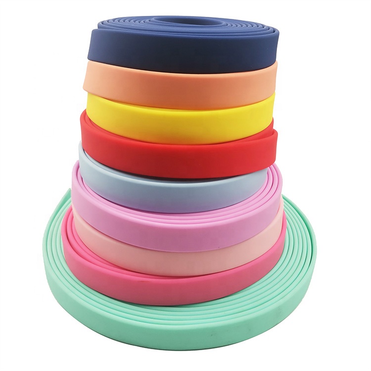 Цветная матовая мягкая на ощупь нейлоновая полиэфирная тесьма с ПВХ покрытием для ошейника и поводка для собак