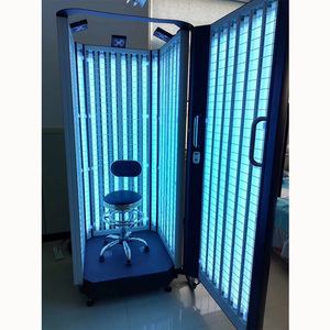 Cabina de Fototerapia UVB de Grado Médico para Tratamiento de Vitiligo en Todo el Cuerpo y Psoriasis <span class=keywords><strong>Eczema</strong></span>, 26 Lámparas UVB UVA con Control Preciso de Dosis - Product Image 6