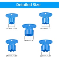 Clé de démontage facile pour aérateurs M16.5/M18.5/M21.5/M24 pour douches, robinets de cuisine et de salle de bain – Outil durable