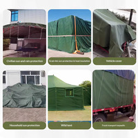 Bâche en PVC enduit résistante aux intempéries, haute résistance à l'abrasion, imperméable, pour la protection des équipements de stockage extérieur