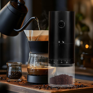 Small Cordless <b>Mini</b> Coffee Bean <b>Grinder</b> Portable USB Electric Rechargeable Coffee <b>Grinder</b> for Coffee Bean - Product Image 5