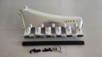Collecteur d'admission en aluminium billette pour BMW E36 E46 M50 M52 M50B25 M52B28, kit de mise à niveau moteur avec bride de papillon Bosch 82mm