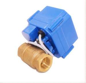 Моторизованный Электрический шаровой клапан 110vac 220 В Dc9 ~ 24 В Brass1/4 "3/8" 1/2 "Умный домашний водяной клапан шаровая конструкция Электрический клапан - Product Image 4