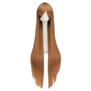 Peluca de cabello sintético resistente al calor para fiesta de <span class=keywords><strong>Halloween</strong></span>, Cosplay, color rubio y azul, 100cm de largo, el mejor precio - Product Image 5