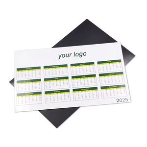 Autocollant magnétique personnalisé en vinyle pour réfrigérateur, calendrier 2026, pour promotion commerciale et décoration, aimant de réfrigérateur - Product Image 2