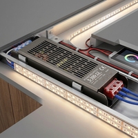 Alimentation à découpage 12V 300W pour LED, modèle S-300-12, entrée AC 180-240V vers sortie DC 12V 25A, tension constante pour éclairage LED