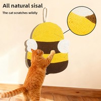 Griffoir mural vertical en sisal pour chat, durable, anti-chute, protection du canapé, respectueux des chats