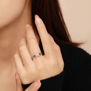 Fashion 925 Sterling Silver Rhodium Plated Pave Setting Cluster Moissanite <b>Finger</b> <b>Ring</b> for Women's Engagement Wedding - Product Image 3