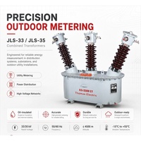 Boîtier de mesure immergé dans l'huile 35kV 35000/100V 200/5A JLS-33/35, transformateur combiné CT/VT classe 0.2S