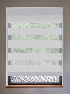 Intelligent Automatique Motorisé Électrique Tissu Rouleau Écran Fenêtre Zèbre Stores <span class=keywords><strong>Rideaux</strong></span> Occultants Salon Étanche À Distance - Product Image 2
