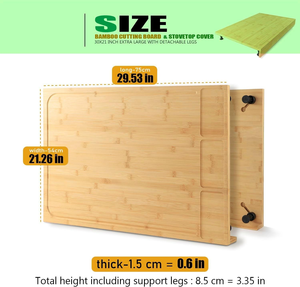 Sincero <span class=keywords><strong>tagliere</strong></span> di bambù Extra Large <span class=keywords><strong>tagliere</strong></span> da cucina <span class=keywords><strong>per</strong></span> casa <span class=keywords><strong>tagliere</strong></span> lavello personalizzato piastra <span class=keywords><strong>per</strong></span> <span class=keywords><strong>impastare</strong></span> e pannelli - Product Image 3