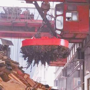 מגנט תעשייתי סגלגל להרמת פסולת פלדה כבדה ולא סדירה, בעל שדה מגנטי עמוק ועוצמתי, אלקטרומגנט להרמה עילית. - Product Image 5