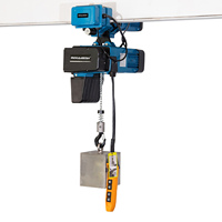 Palans électriques européens à bas prix avec chariot manuel pour palan de 500 kg, 220-440 V, 50 Hz/60 Hz, 3P, avec embrayage à friction