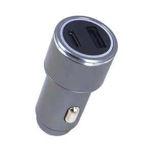 Круглый светодиодный 32 Вт PD режим Type-C + USB Выходы автомобильное быстрое зарядное устройство - Product Image 6