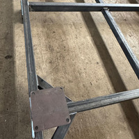 Cadre structurel en acier au carbone robuste, découpe laser CNC personnalisée, pliage, soudage, fabrication, traitement, fabrication sur mesure de tôles OEM
