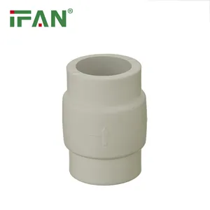 IFAN PPR Ball Check Valve All Types Of PPR Fittings Names Grey Color PPR Plastic Check Valve