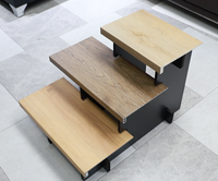 Profilé de finition d'escalier SPC REGAL, bord arrondi, étanche, protection de marche d'escalier, transition moquette-bois, vente en gros directe usine