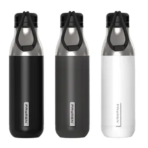 FAYREN custom wholesale fashion portable water bottle accompanying cup sealed outdoor stainless steel vacuum flask & Thermoses