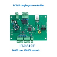 Profesyonel 2 kapı Wiegand 26Bit 34Bit 66Bit TCP IP ağ erişim kontrol paneli kurulu yazılımı ile