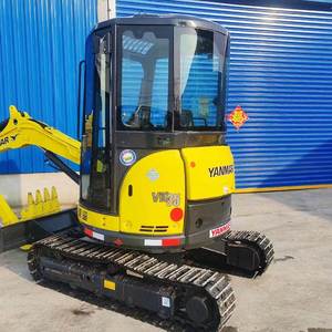 Mini-excavatrice sur chenilles Yanmar VIO35, excavatrice compacte de 3 tonnes avec godet de creusement et brise-roche - Product Image 6