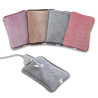 Bouillotte Électrique Rechargeable avec Housse pour Maintenir au Chaud et Remplir d'Eau Chaude
