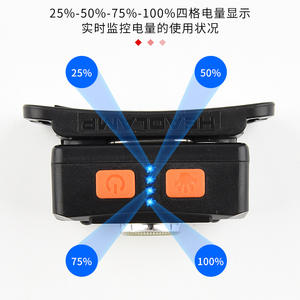 Linterna frontal LED recargable, 1000mAh, carga USB, para senderismo, Camping, pesca nocturna, uso al aire libre - Product Image 3