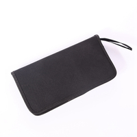 Lot de 15 pinceaux en nylon pour cheveux, ensemble de sacs en toile, brosse personnalisée avec grattoir et éponge