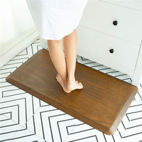 Tapis en PU moderne anti-fatigue transfrontalier personnalisé Tapis de pied de porte de maison antidérapant Fait à la machine Ensembles de tapis de cuisine