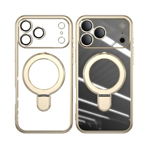 Funda Magnética de Lujo con Anillo y Protección de Lente para iPhone 17, Carcasa Antigolpes para iPhone 14 15 16 17 Pro Max - Product Image 3