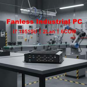 Mini PC embarqué sans ventilateur industriel <span class=keywords><strong>Intel</strong></span> <span class=keywords><strong>Core</strong></span> <span class=keywords><strong>I5</strong></span> 8250u/i3 7167U 2xLAN 6xCOM GPIO HD/VGA 3G/4G/WiFi en stock - Product Image 1