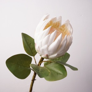 Kewei ดอกไม้ประดิษฐ์ประดิษฐ์แบบ Protea สัมผัสของจริงดอกไม้ประดิษฐ์หัวเดียวดอกไม้บ้านหรูหรา <span class=keywords><strong>T628</strong></span> - Product Image 6