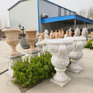 <span class=keywords><strong>Pot</strong></span> de fleur en <span class=keywords><strong>marbre</strong></span> noir cimetière pour jardin et usage domestique - Product Image 3