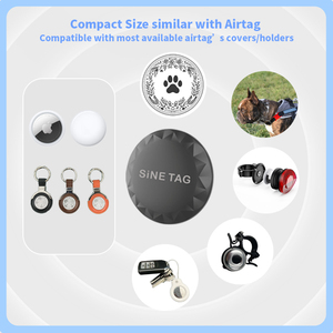 Singsun MFi Certified SiNE Tag Smart Anti-loss Locator Airtg Finder with Loud Alarm for Easy Item Recovery - Product Image 5