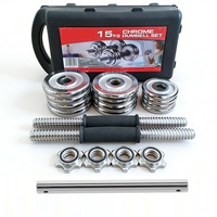 Ensemble d'haltères en fonte électro-plaquée de 15 kg, 20 kg, 30 kg, 50 kg, 55 kg, 58 kg