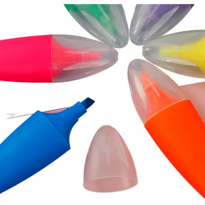 Hot Sale Wholesale 6 Colors Small Fish Nail Polish Highlighter Student Marking Focus Creative Highlighter - Product Image 2