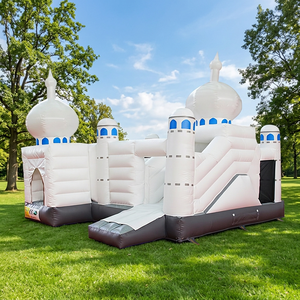 WINSUN Aire de jeux gonflable commerciale pour enfants, château gonflable extérieur, combo personnalisé avec logo couleur, sans plomb, ignifuge - Product Image 1