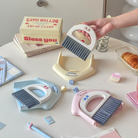 Ensemble balayette et pelle 2-en-1, mini outil de nettoyage de table, balayette à poussière portable pour bureau, clavier, voiture