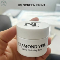 Pot cosmétique rond vide en PP à double paroi blanc OEM ODM 50ml 100ml pour crème visage, soin de la peau, lotion corporelle, impression UV